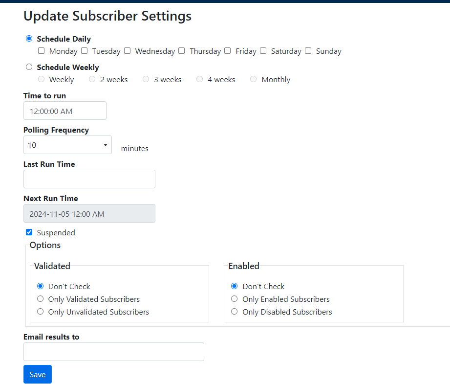 UpdateSubscribersSettings